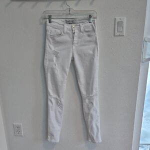 FLYING MONKEY White Skinny Jeans 25
